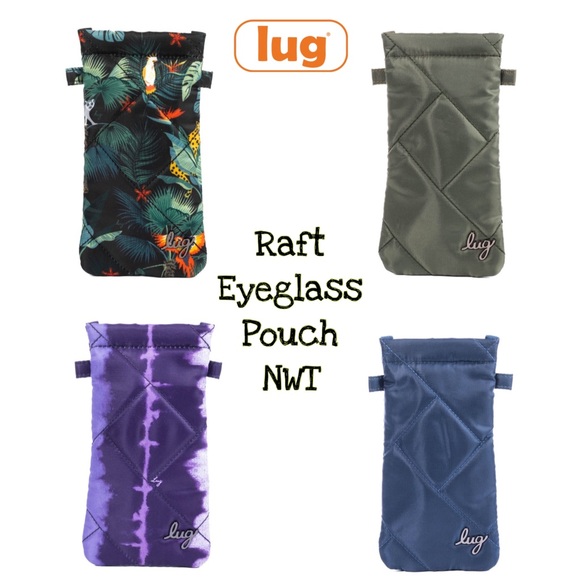 Lug Raft Eyeglass Pouch NWT Indigo - Picture 3 of 15